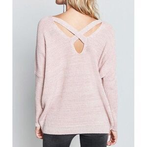 New With Tags Forever 21 Cross Sweater